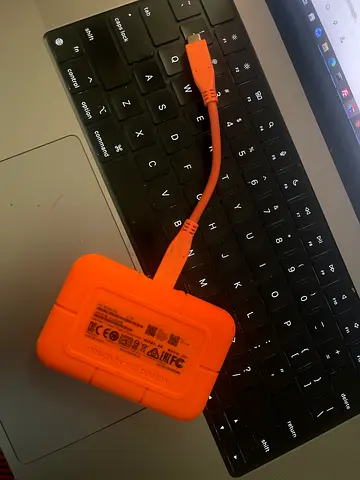 LaCie Rugged SSD 2TB USB-C (High-Speed 1050MB/s NVMe - Model LRD0SV1) - Not HDD