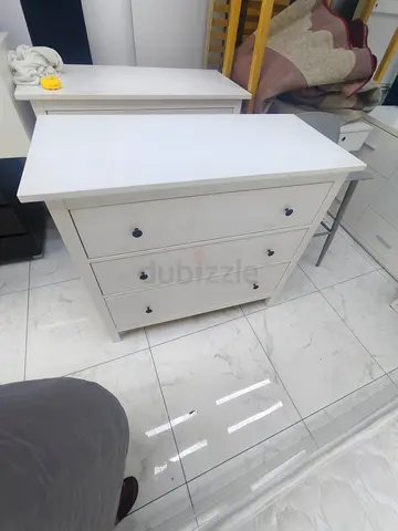 White 3-Drawer Dresser / Chest in Good Condition