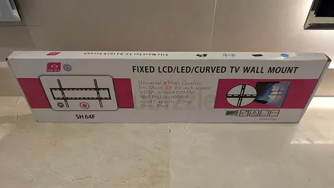 Fixed LCD/LED/Curved TV Wall Mount (Fits 32-98)