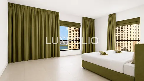 Vacant 3BR + Maid, Marina & Partial Sea Views, Corner Unit