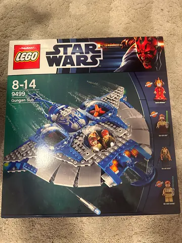Collectors Lego Starwars Set 9499 Gungan Sub