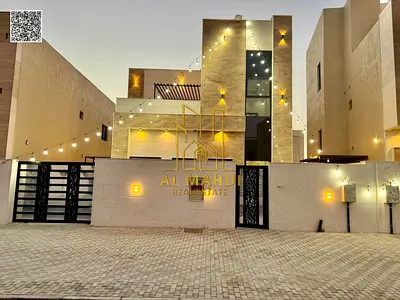 Villa in Al Helio 2 area, consisting of 4 bedrooms and 6 master bathrooms, including registration a