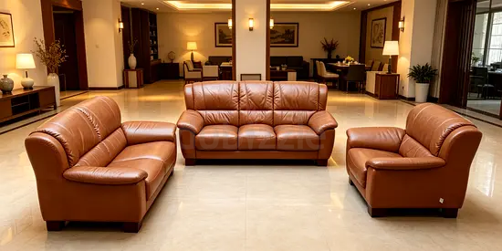 Sofa Leather 6 Seater