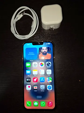 13 pro max 256Gb with charger display msg Dual physical sim condition 10/9