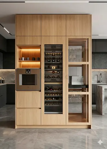 Gaggenau Series 400 Built-In Wine Refrigerator – Triple-Zone Temperature Control, WiFi Diagnostics