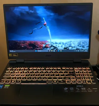 Acer Nitro 5 Gaming Laptop - RTX 3050 intel i5,32Gb Ram 512gb ssd, Backlit Keyboard, Great Condition