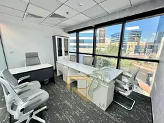 Offices Near Burjuman Mall and Metro with View| Furnished Premium Office | All Inclusive