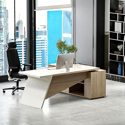 Aspire Executive Desk - Sleek, Stylish  Perfect Desk | Manager  Boss Desk