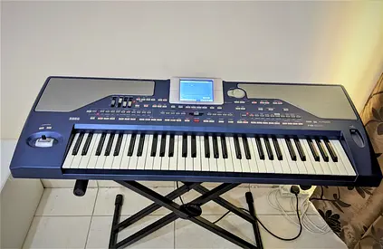KORG PA800 PIANO EXPANDABLE ARRANGER WORKSTATION KEYBOARD WITH ACCESSORIES IN SUPERB CONDITION
