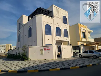 فيلا كورنر فاخرة للبيع بسعر شامل رسوم التسجيل ورسوم الكهرباء والمياه منطقة العامرة عجمان