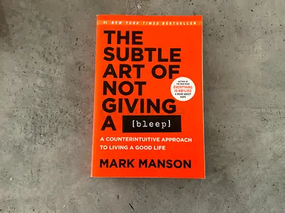 Cheap book! “The subtle art if not giving a [bleep]”