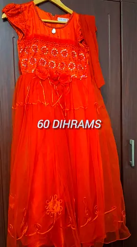Red party dress for girl, used once