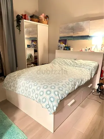 Ikea bed and mattress/ Queen size