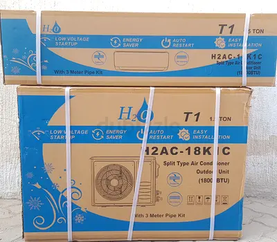 Brand new H2AC 1.5 Ton Split Air Conditioner (Outdoor + Indoor units in box)