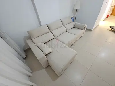 Ikea eskilstuna L shape sofa bed under storage
