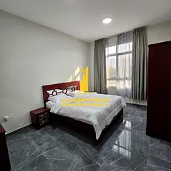 Second tenant, luxurious and elegant fully furnished one-bedroom apartment for monthly rent in Al Ra