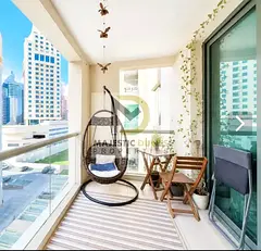 Furnished 2BR +maid room |2 Parkings| Balcony With City Views