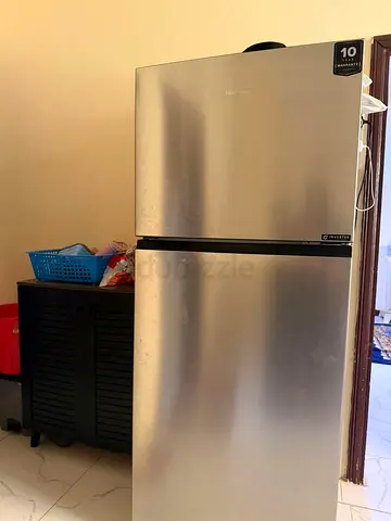 Silver Top-Freezer Refrigerator - Good Working Condition