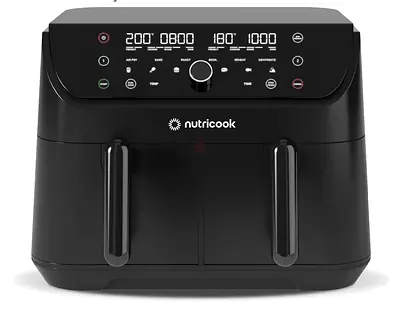 Nutricook Dual-Drawer Air Fryer