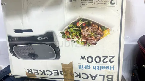 Black  Decker Health Grill 2200W - Used, Good Condition