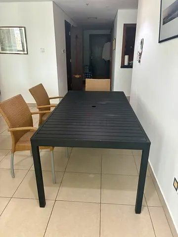 Large Habitat outdoor dining table in excellent condition.