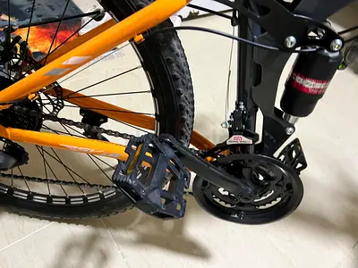 Used Orange Mountain Bike - Good Working Condition