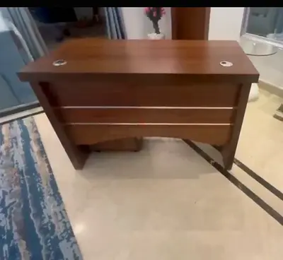 Solid Wood Compact Desk / Study Table in Good Condition with Chair