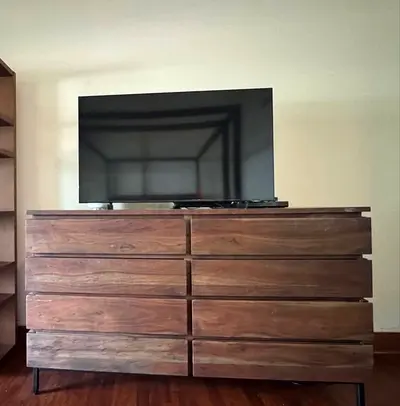 MARINA HOME 8-drawer chest of drawers dresses sideboard solid acacia wood L170 D50 H100 cm
