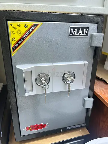 MAF Fire Resistant Safe with Dual Key Locks - Good Condition