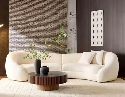 Elegant beautiful 4 seater corner Sofa with cushion