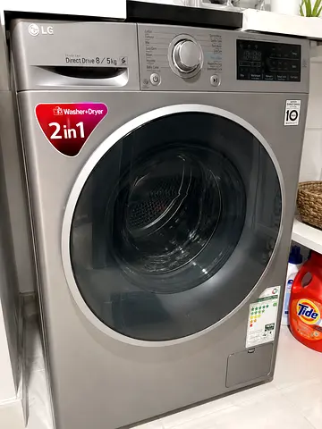 LG 2-in-1 Washer  Dryer (8kg Wash / 5kg Dry) – Excellent Condition