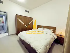 Luxury apartment, second occupancy, one bedroom, living room with open balcony. Ajman Corniche. avai