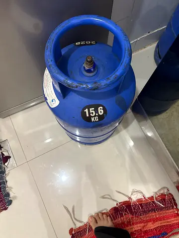 15.6 KG Blue LPG empty Gas Cylinder