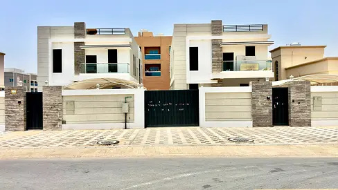 For Rent | Brand New Modern Villa in Al Muwaihat 1 – Ajman A unique opportunity to rent a modern villa with high-end finishes and a strategic location close to all amenities.