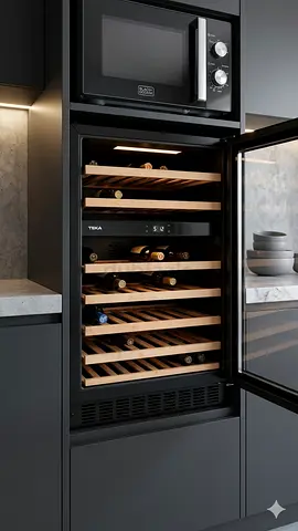Teka RVU 20046 Latest Model Wine  Beverage Cooler – Built-In or Freestanding, 46-Bottle Capacity