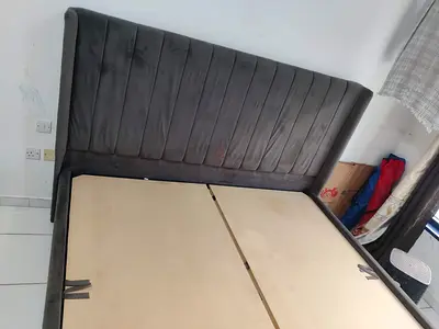 🛏️ 💥 Super King Bed (200 cm × 200 cm) with Medical-Grade Mattress + Mattress Cover💥