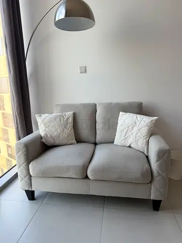 Gray new comfy sofa, 200 AED