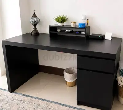IKEA Malm Desk black brown