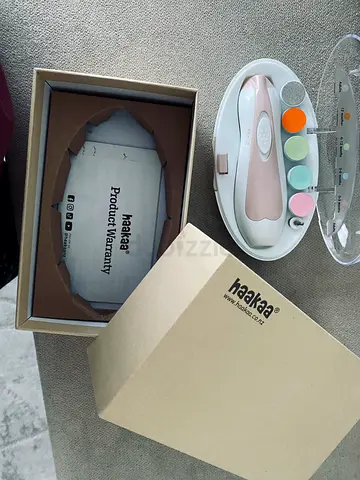 Haakaa Electric Baby Nail Trimmer with Multiple Filing Heads - Like New