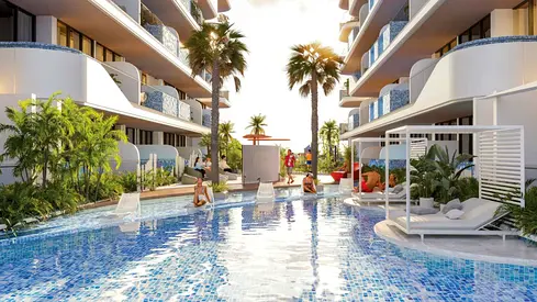 Waterfront 3BR Apartment | Furnished | Pool View