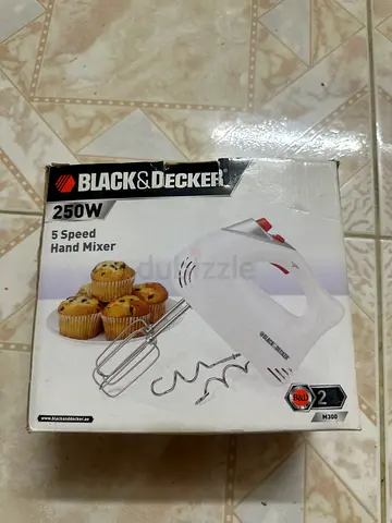 Black  Decker 5 Speed Hand Mixer 250W