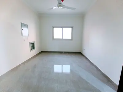 Brand new 1BHK with open view in muwaileh school area close to road and school with central AC