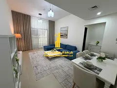 Luxury apartment, second occupancy, one bedroom and living room with an open balcony. Ajman, Al Shur