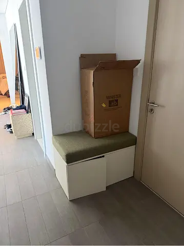 Custom Entrance Bench with Shoe Storage