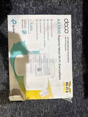 TP-Link Deco AX1800 Whole Home Mesh Wi‑Fi 6 System (3-pack) - Used Box