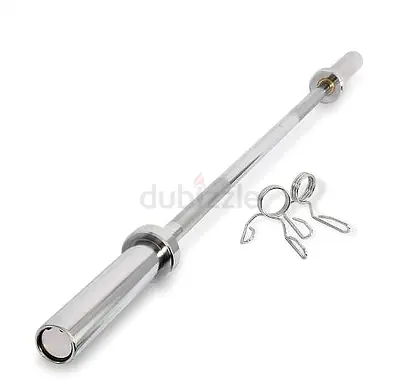 TA SPORT OYLMPIC WEIGHT LIFTING STRAIGHT BAR 220 CM HANDLE DIA 50MM CHROME STEEL - Brand New