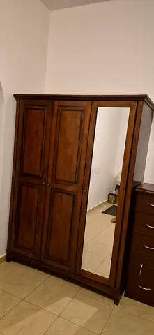 Final Call: Wardrobe Homecentre 3 door of wood with mirror