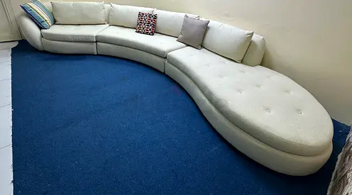 Looks great condition cratebarrel corner sofa