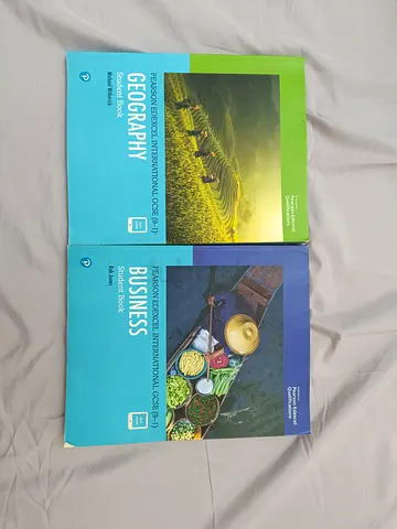 iGSCE Geography and Buisness Books for Sale