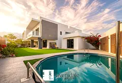 Golf View-4BHK+Maid Villa-Red Wood